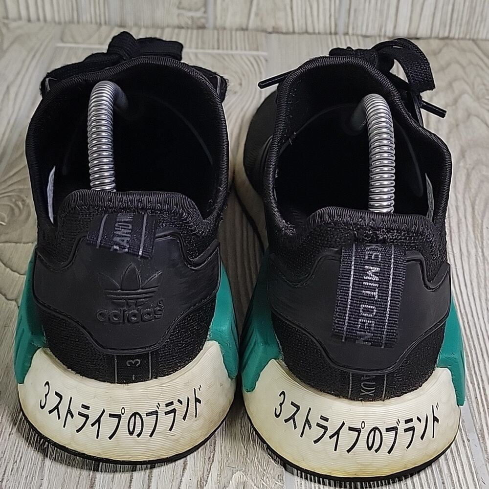 Adidas Boost NMD R1 Legend Japan Heel Black Athletic Sneakers Mens Size 7.5 - Picture 5 of 11